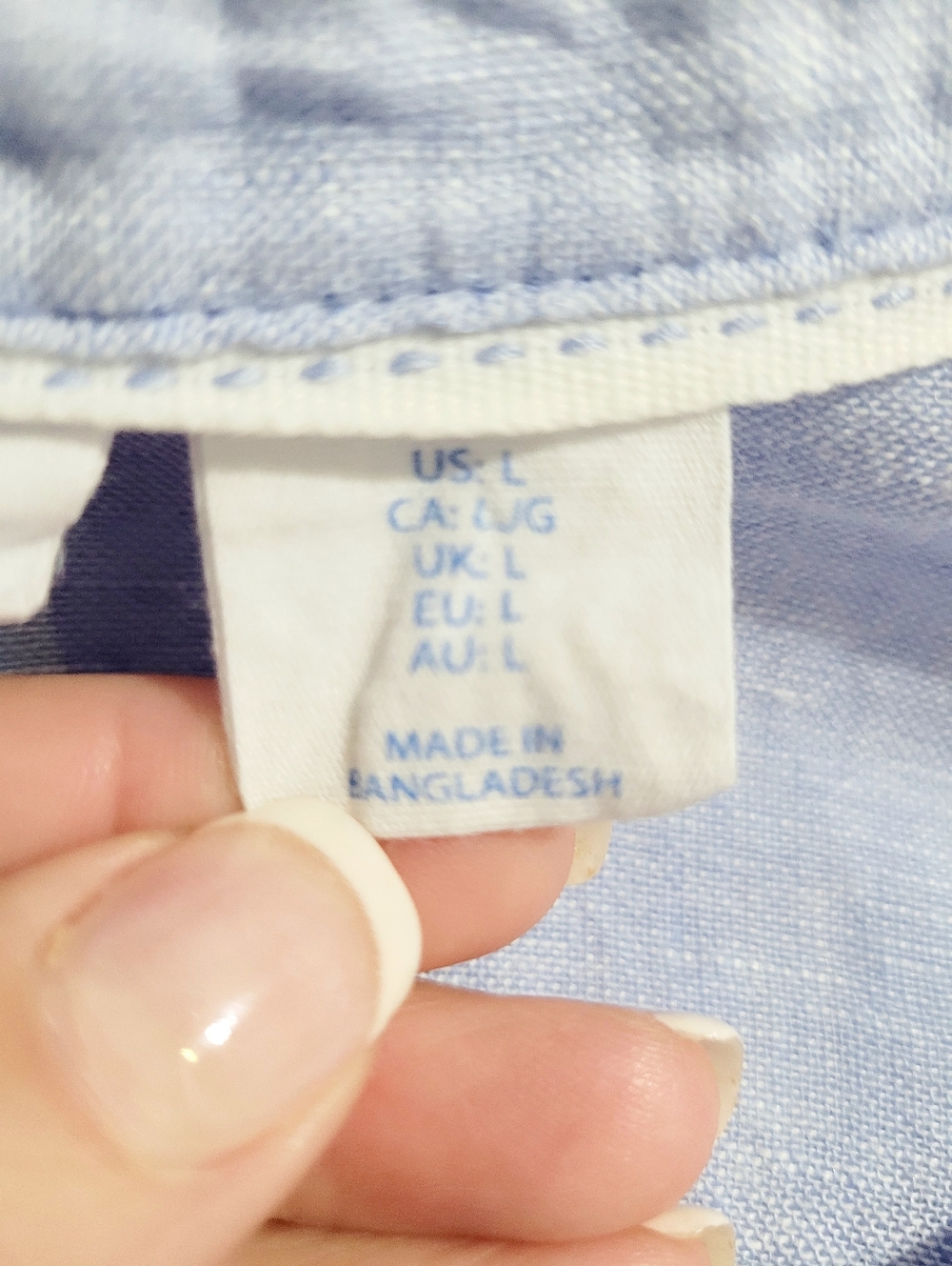 Sigrid Olsen 100% Linen Tunic Top Women Large Blue Popover Beach Coastal Boho - Picture 8 of 14
